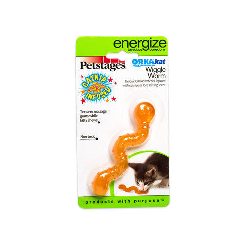 PETSTAGES ORKA WIGGLE WORM