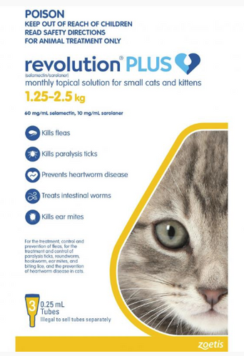 REVOLUTION PLUS KITTEN 1.25-2.5KG 3PACK