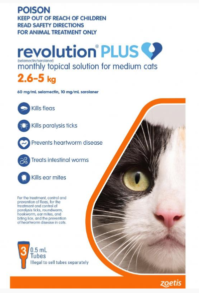 REVOLUTION PLUS CAT 2.5-5KG 3PACK