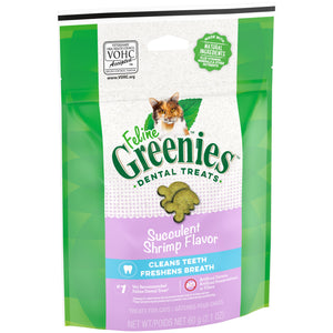 GREENIES Feline Succulent Shrimp Flavored Dental Treats 60g