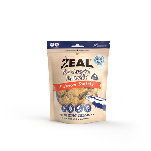 Zeal Freeze Dried Salmon Swirls for cats and dogs 85g