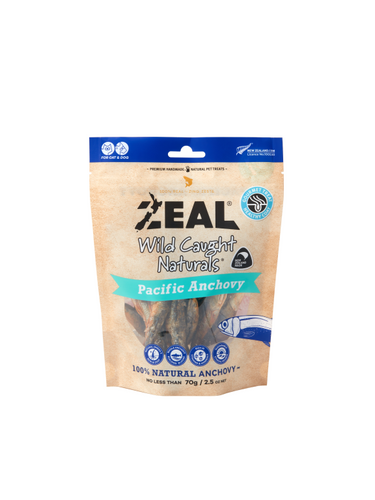 Zeal Freeze Dried Pacific Anchovy for cats and dogs 70g