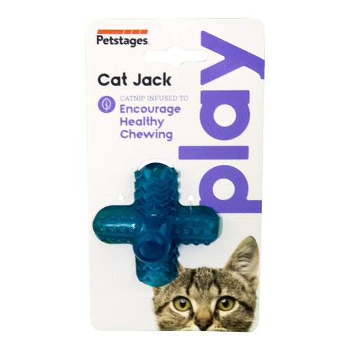 PETSTAGES CAT JACK BLUE