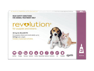 REVOLUTION PUPPY & KITTEN UP 2.5KG 3PACK