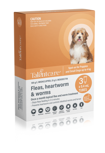 TALENTCARE PUP SML DOG UP TO 4KG 3PK