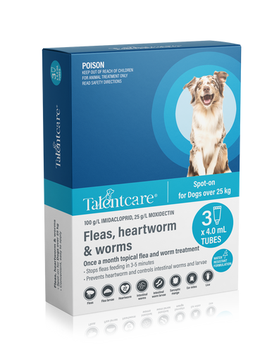 TALENTCARE SPOTON DOG OVER 25KG 3PK