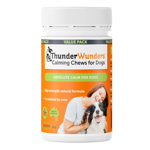 THUNDER WUNDER CALMING CHEWS FOR DOGS 125G