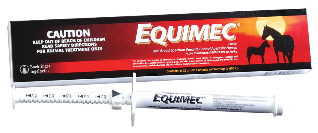 EQUIMEC PASTE HORSE WORMER 6.42G