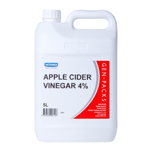 Vetsense Gen-Pack Apple Cider Vinegar 4% 5L