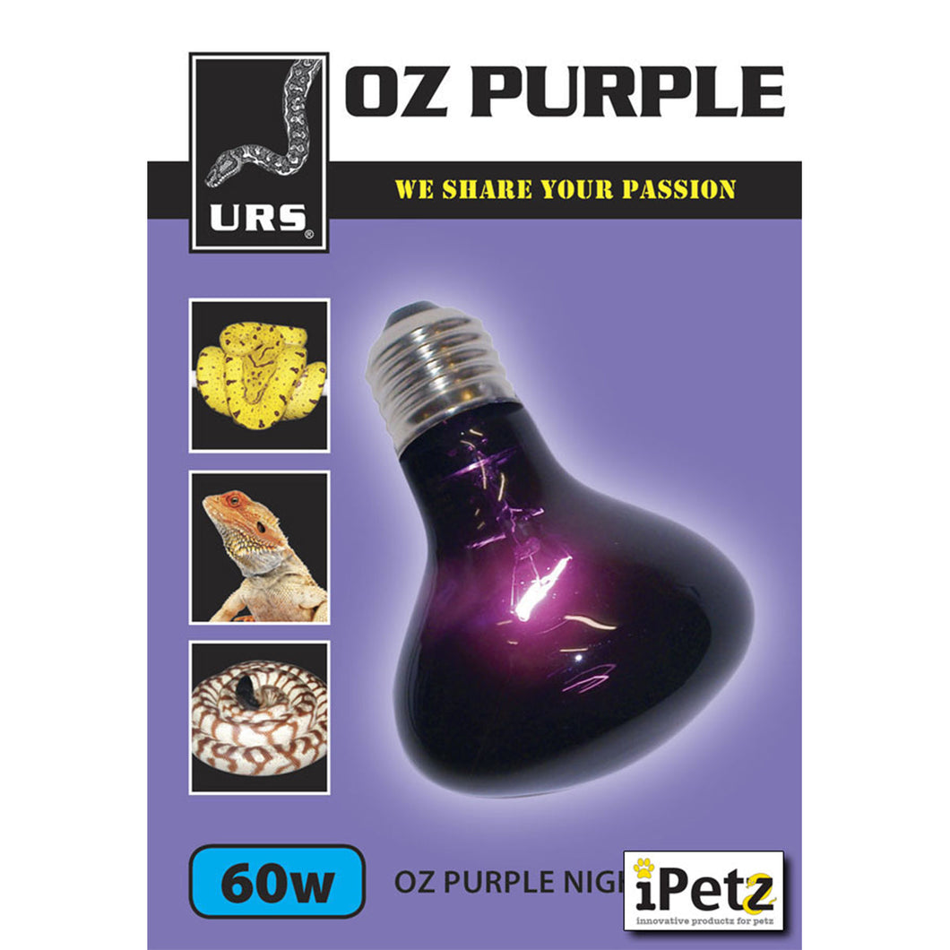 ULTIMATE REPTILE SUPPLIERS OZ PURPLE NIGHT GLOBE 60W