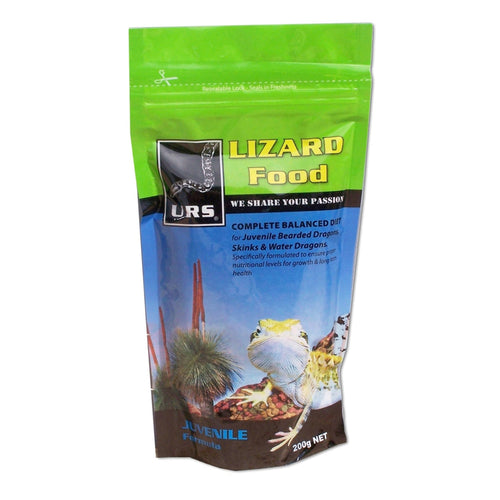 ULTIMATE REPTILE SUPPLIERS LIZARD FOOD JUVENILE 200G