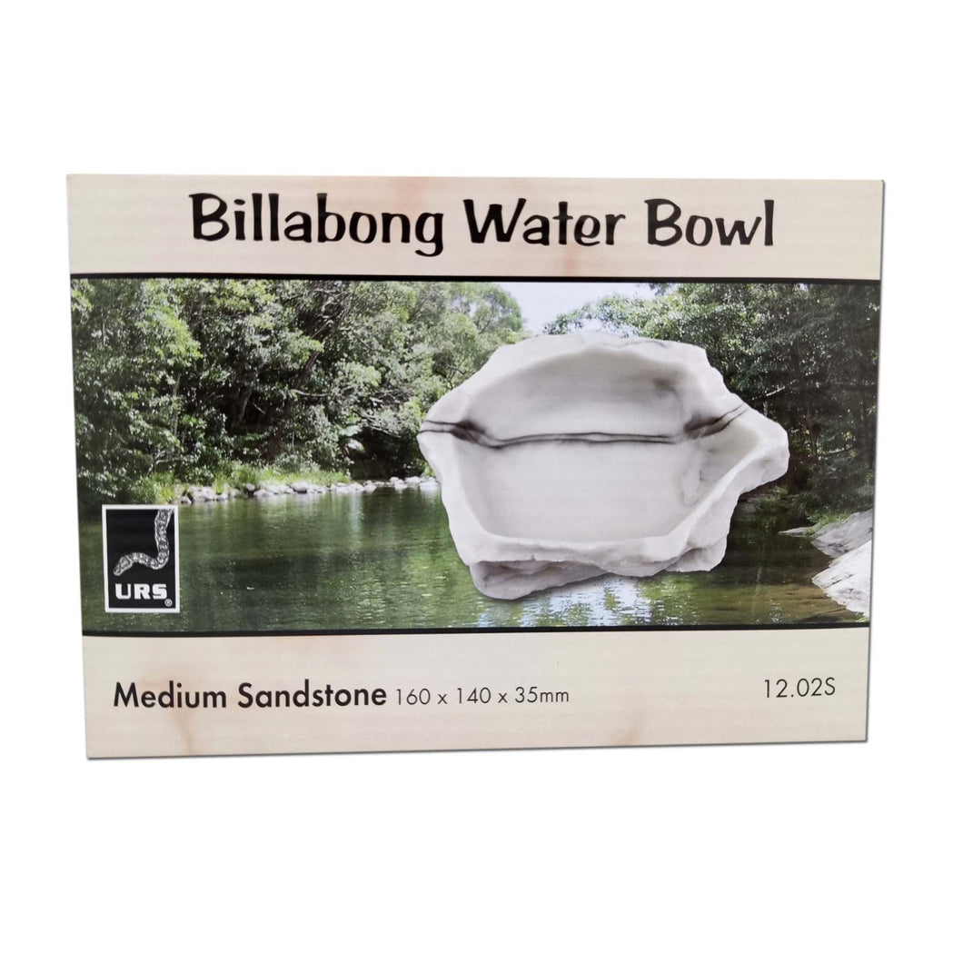 ULTIMATE REPTILE SUPPLIERS BILLABONG WATER BOWL SANDSTONE MEDIUM