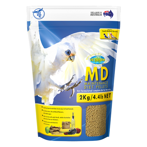 VETAFARM PARROT MAINTENANCE PELLETS 2KG