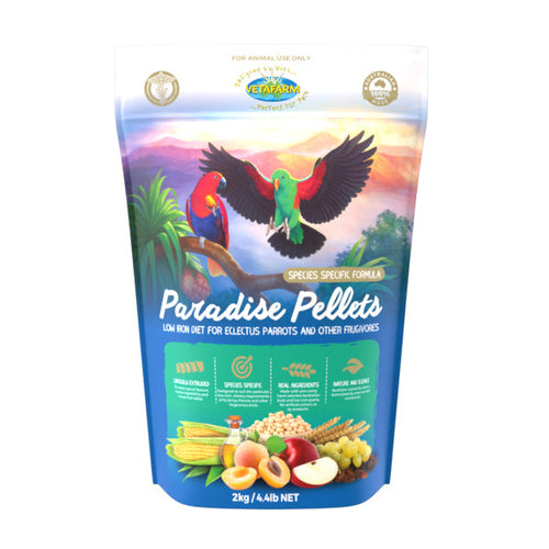 VETAFARM PARADISE PELLETS 2KG