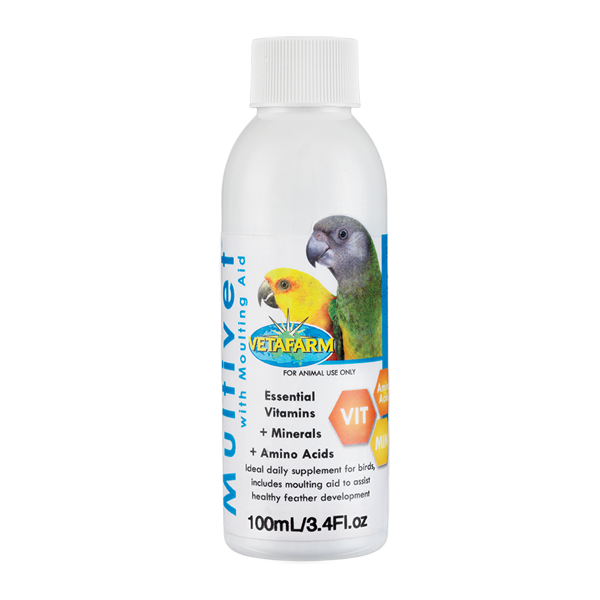 VETAFARM MULTIVET WITH MOULTING AID 100ML