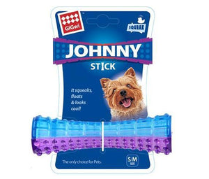 GIGWI JOHNNY STICK TRANSP PURPLE BLUE SMALL