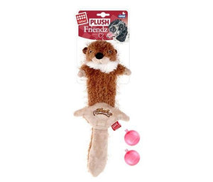 GIGWI PLUSH FRIENDZ SQUIRREL SKIN SMALL