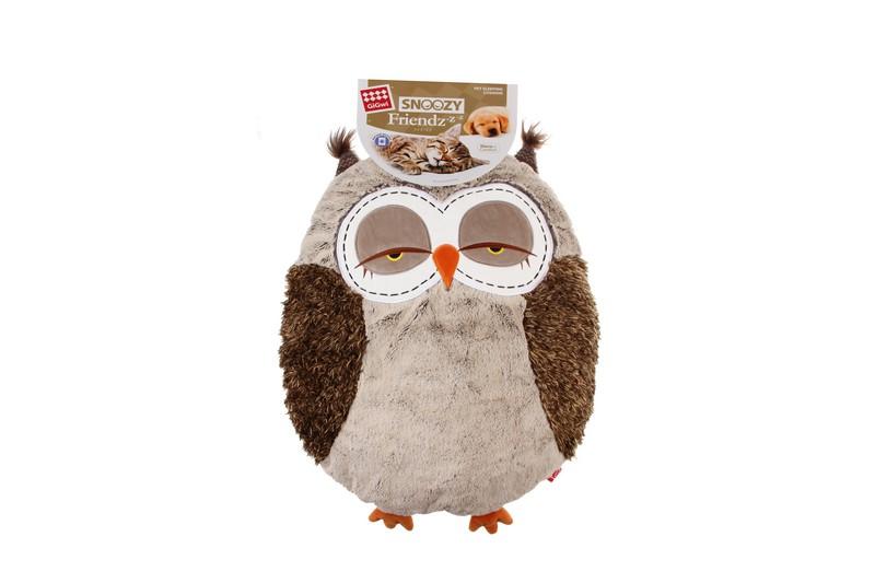 GIGWI SNOOZY FRIENDS CUSHION OWL