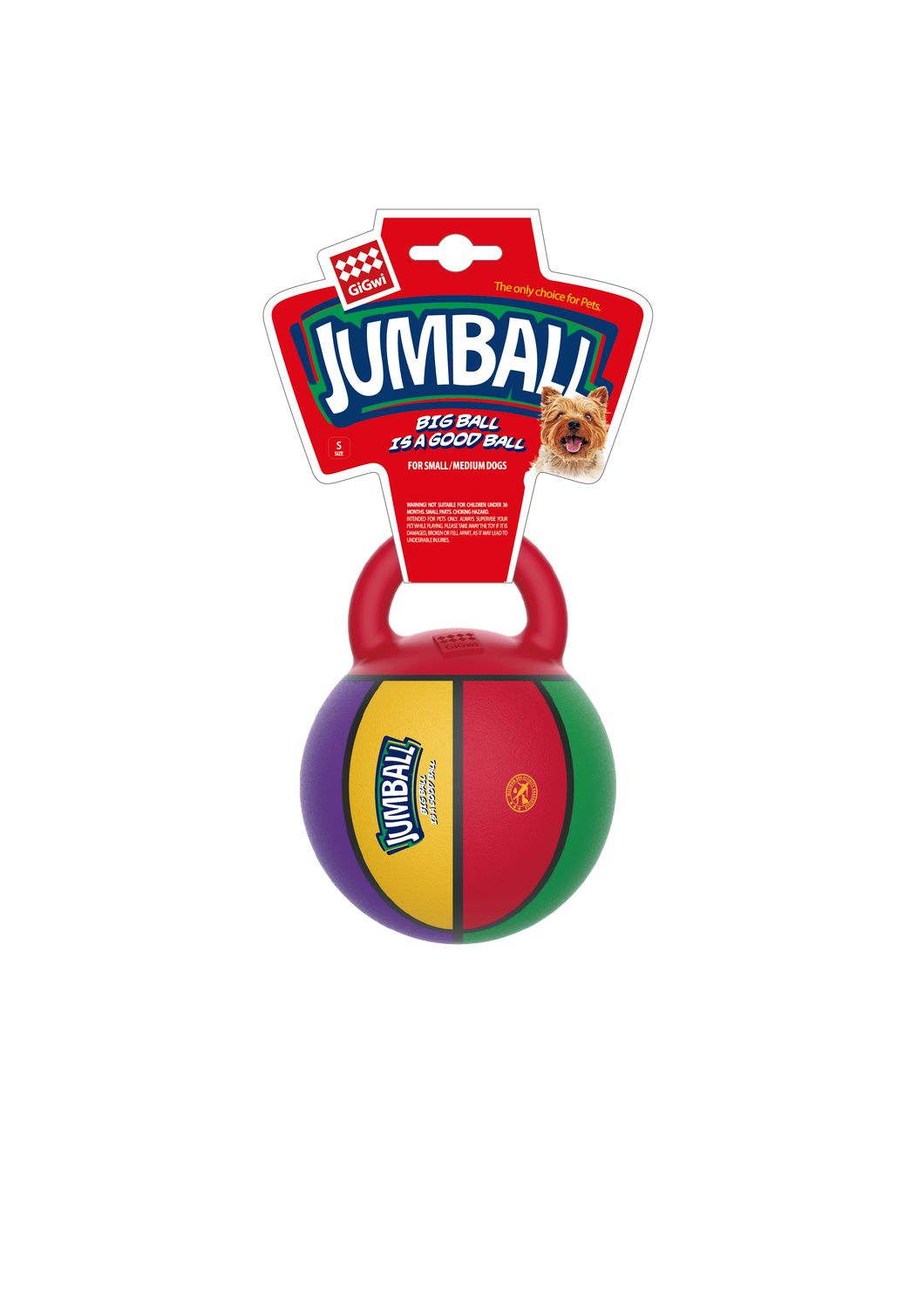 GIGWI JUMBALL BASKETBALL COLOURED MINI