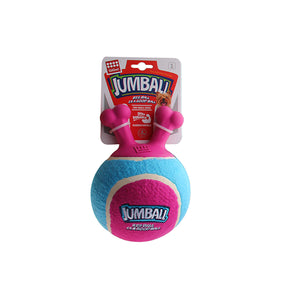 GIGWI JUMBALL TENNIS BALL ROSE\BLUE