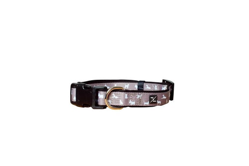 MOG AND BONE NEOPRENE COLLARS MOCCA DOG SMALL