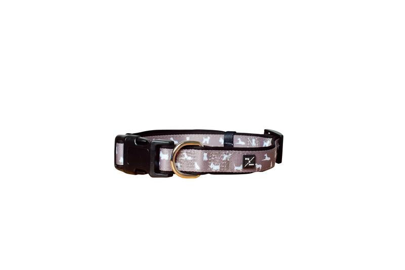 MOG AND BONE NEOPRENE COLLARS MOCCA DOG LARGE