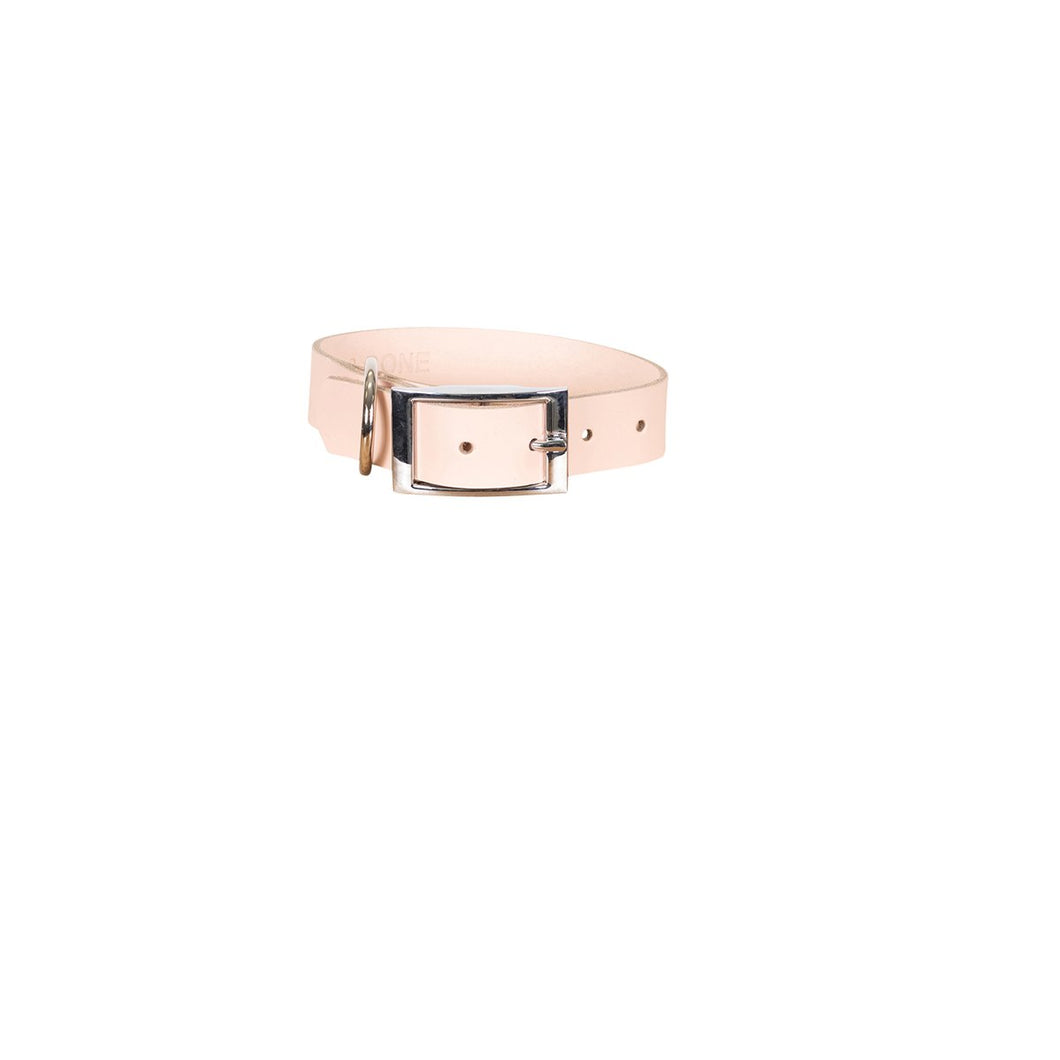 MOG AND BONE GENUINE LEATHER COLLAR QUARTZ SMALL