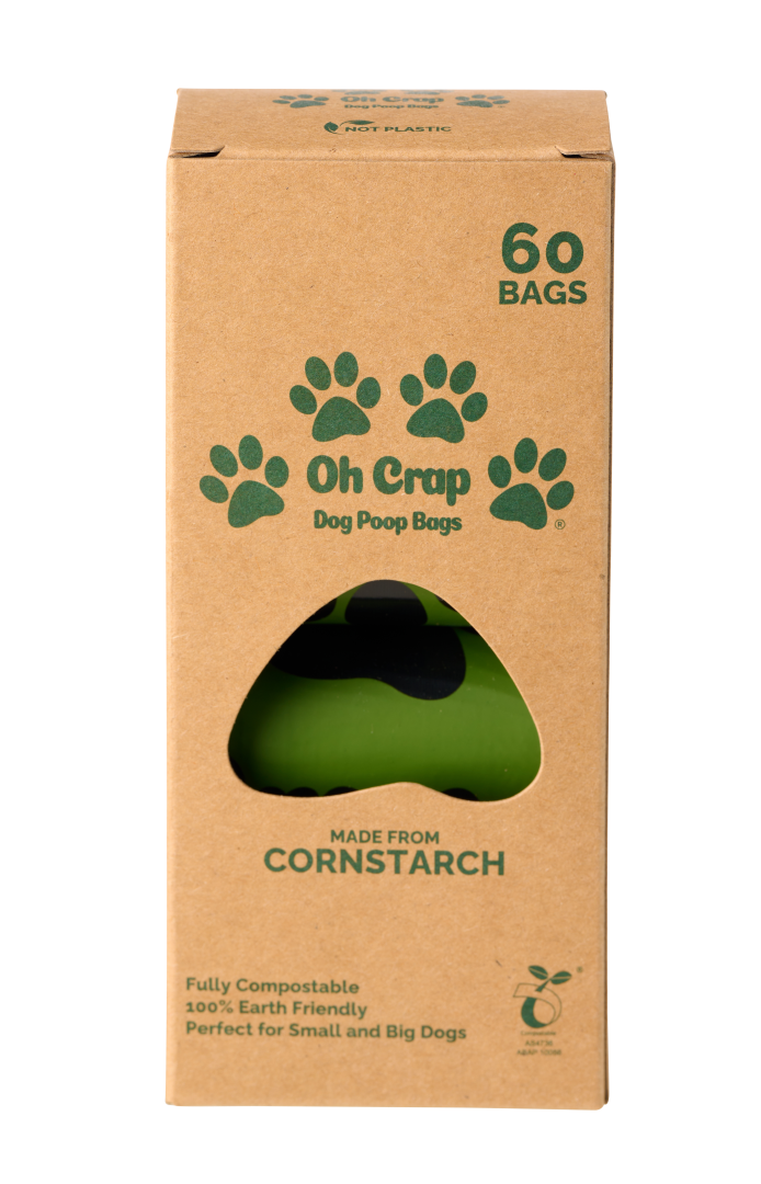 Oh Crap Compostable Dog Poop 60 Bags