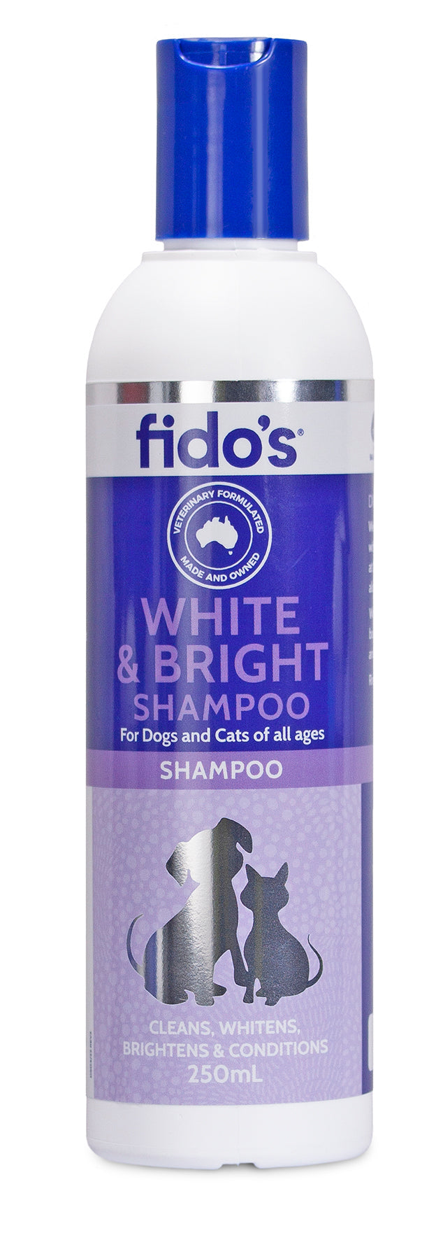 FIDOS WHITE & BRIGHT SHAMPOO 250ML P4000