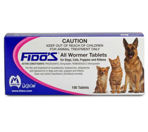 FIDOS ALLWORMER TABLETS 100 TAB