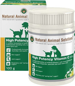 NATURAL ANIMAL SOLUTIONS HIGH POTENCY VITAMIN C 100G