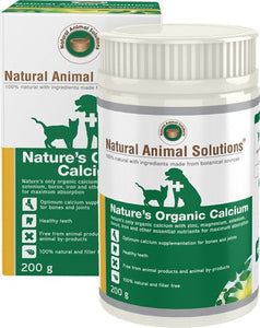 NATURAL ANIMAL SOLUTIONS NATURES ORGANIC CALCIUM 200G