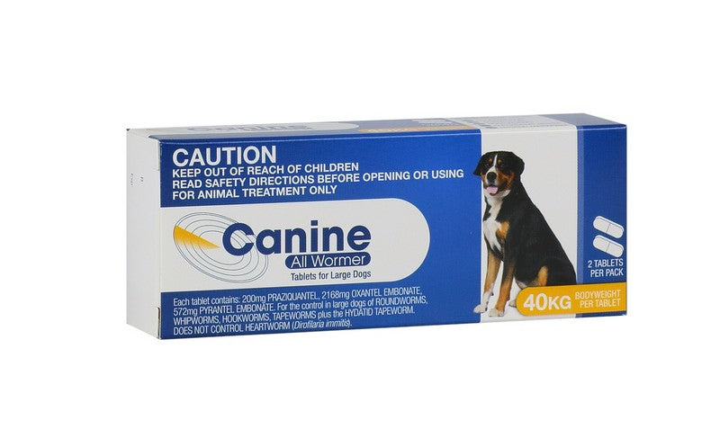 VALUEPLUS CANINE DOG 40KG 2TABS