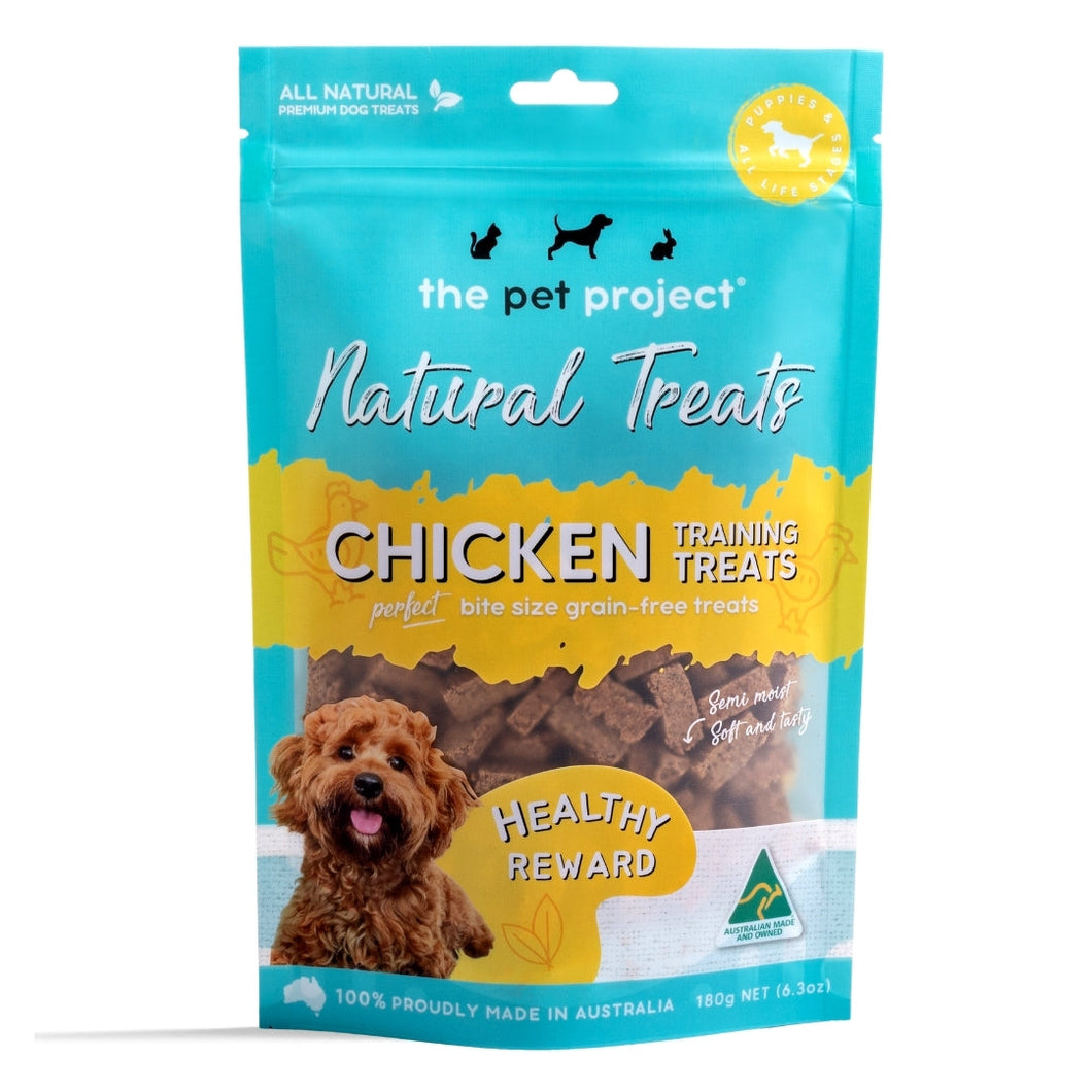 THE PET PROJECT CHICKEN TRAINING TREATS 180g