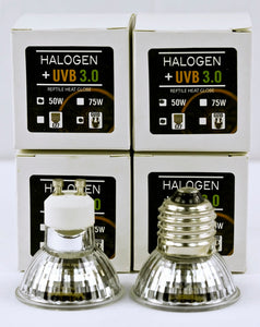 VENOM GEAR HALOGEN HEAT LAMP UVB 3.0 GU10 240V 50W