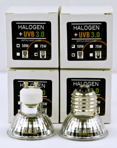 VENOM GEAR HALOGEN HEAT LAMP UVB 3.0 GU10 240V 75W