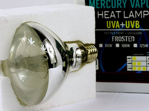 VENOM GEAR MERCURY VAPOUR UVB HEAT LAMP E27 80W